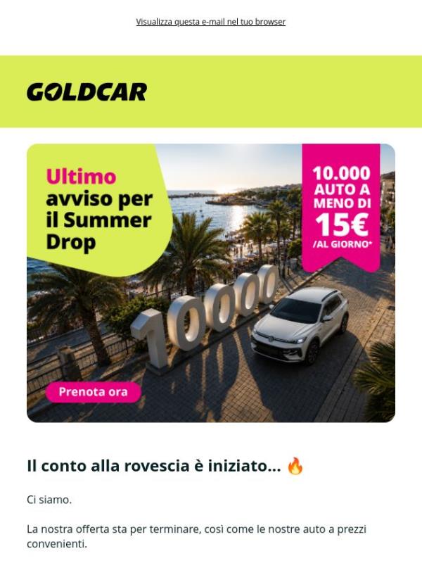 Ultimo avviso per il Summer Drop ☀️