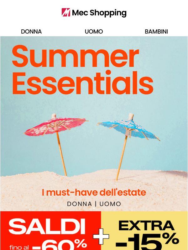 Summer Essentials ☀️ I must-have dell'estate