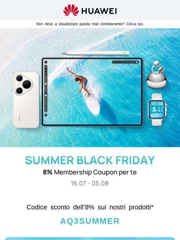 Tuffati nelle offerte Summer Black Friday