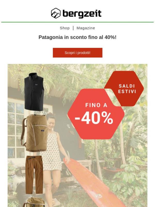 🔴 Patagonia in sconto fino al 40%!