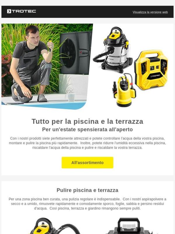 💦 Tutto per la piscina e la terrazza