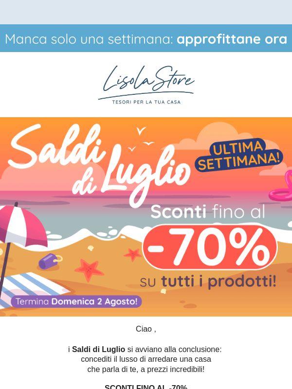 🚨 I SALDI di Luglio stanno per terminare: fai ora i tuoi ultimi acquisti!