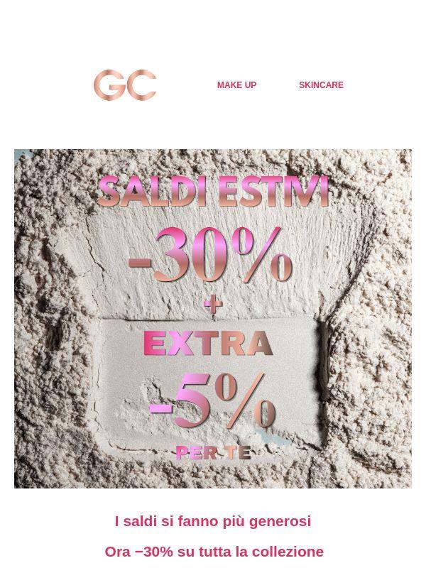 Lo sconto sale: ora −30% (e per te c'è di più)