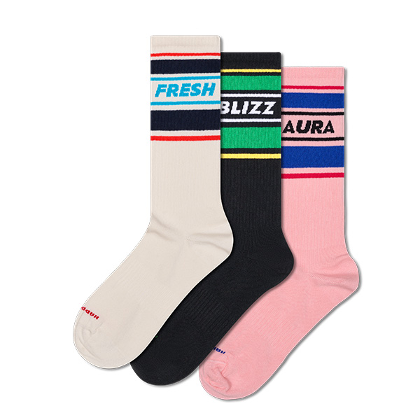 Confezione da 3 calzini Fresh Sneaker