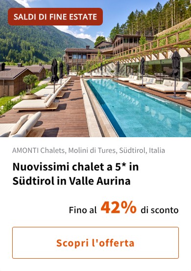 Nuovissimi chalet a 5* in Südtirol in Valle Aurina