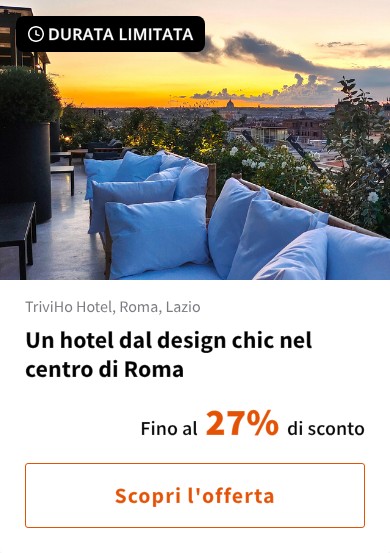 Un hotel dal design chic nel centro di Roma