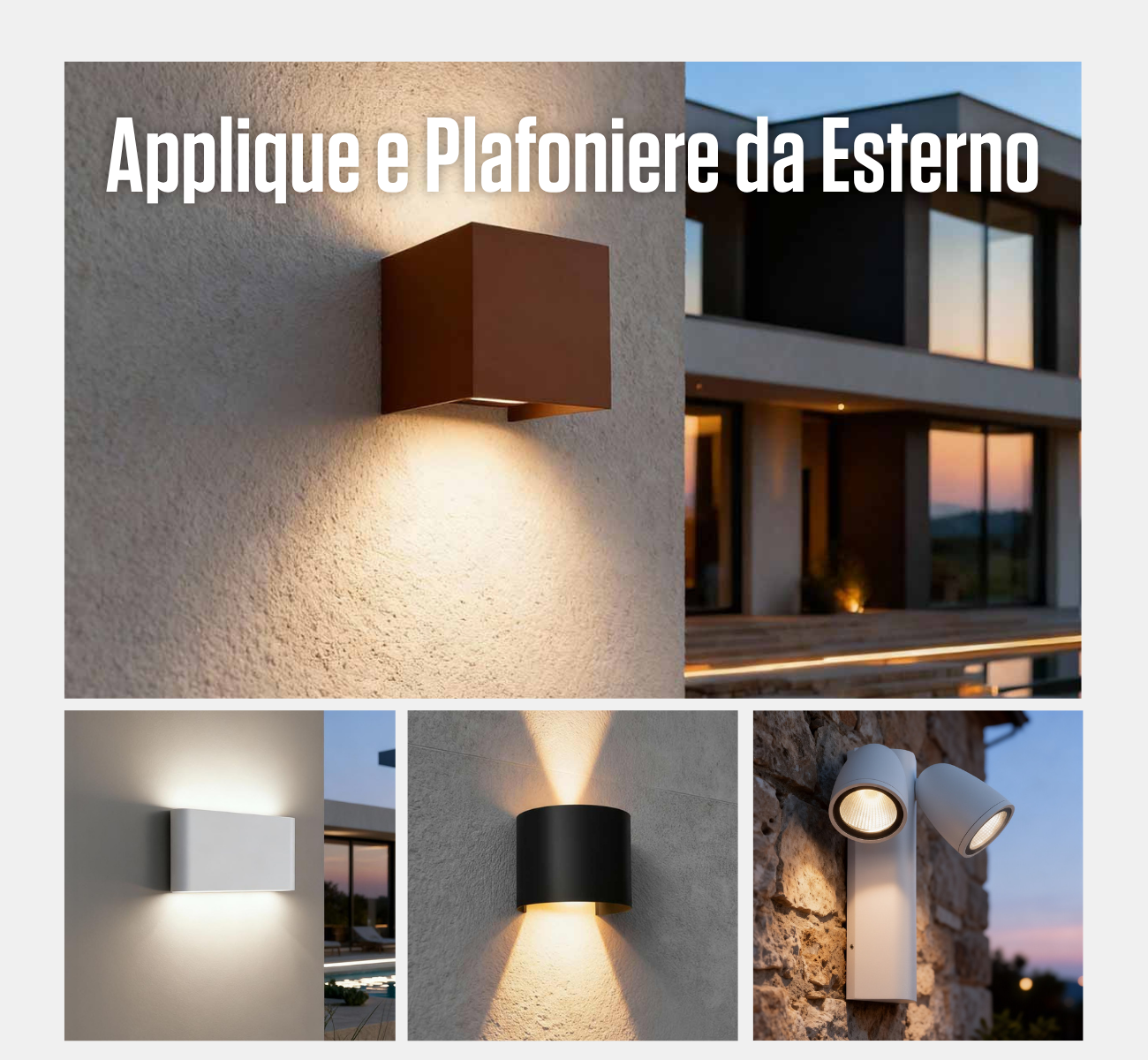 Vedi Applique e Plafoniere da esterno