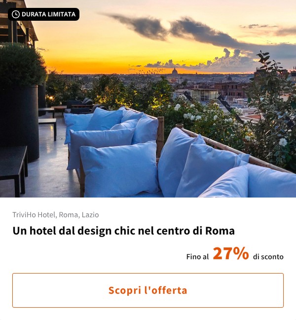 Un hotel dal design chic nel centro di Roma