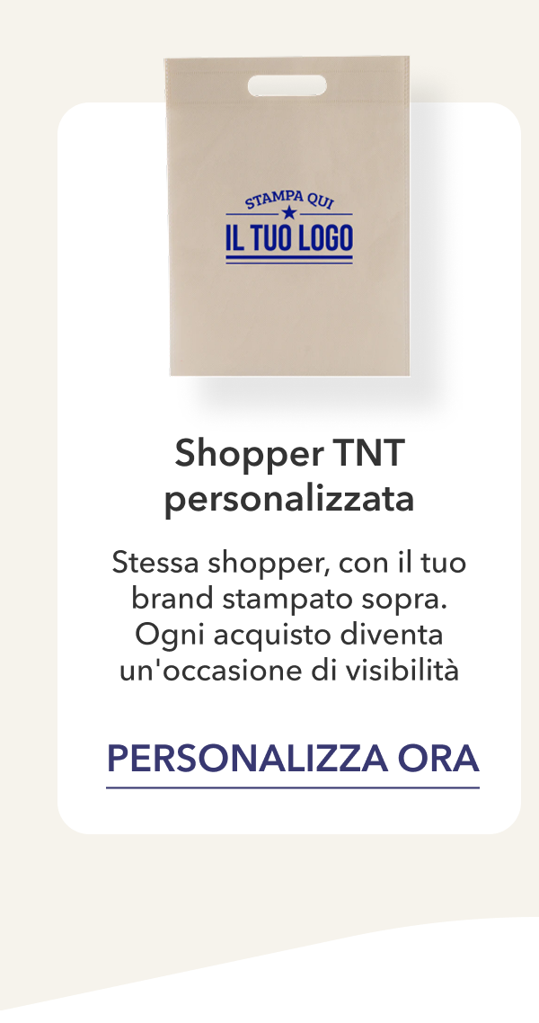 Shopper TNT personalizzata
