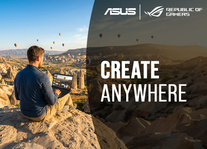 ASUS Republic of Gamers — Create Anywhere