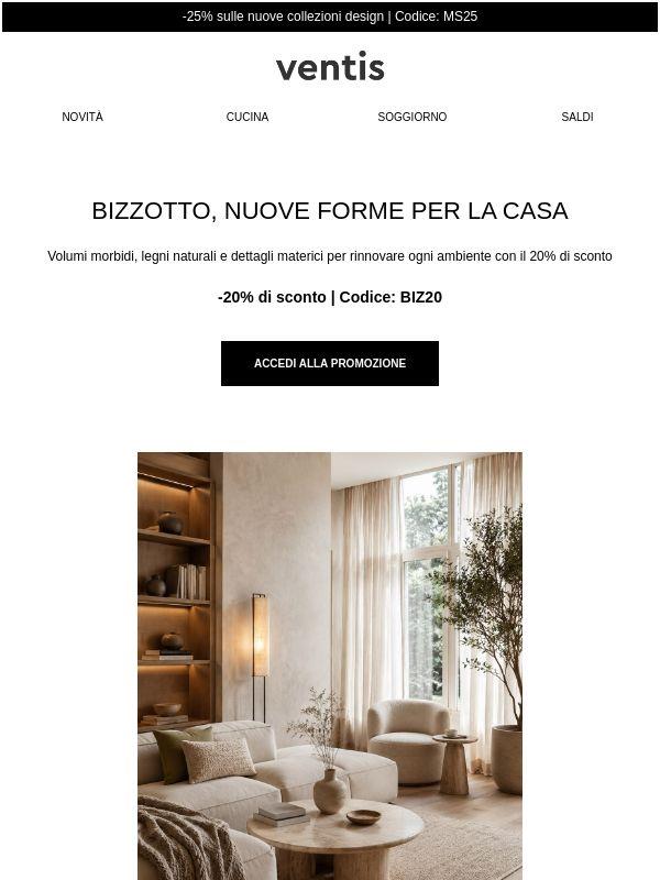 Bizzotto -20%: il design che cambia casa