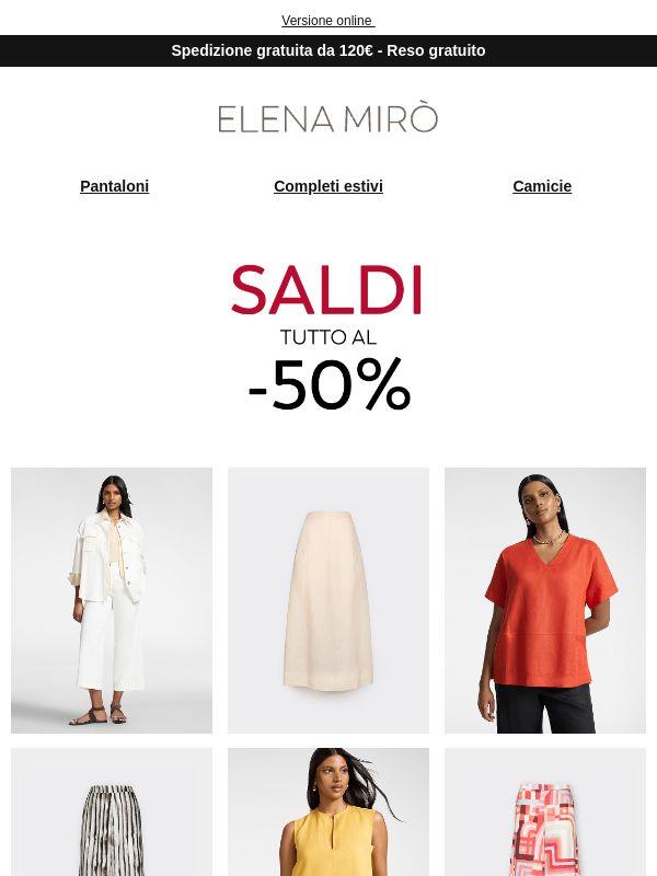 Saldi: TUTTO al -50%