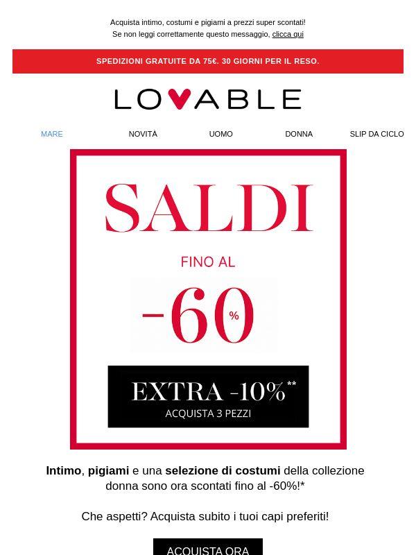 Saldi fino al -60% su una selezione di capi donna