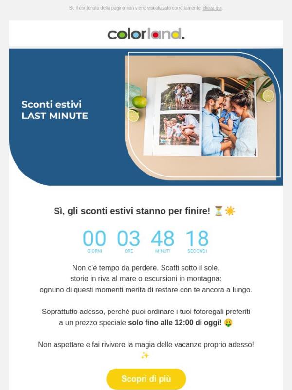 🔥 Sconti estivi LAST MINUTE 🔥