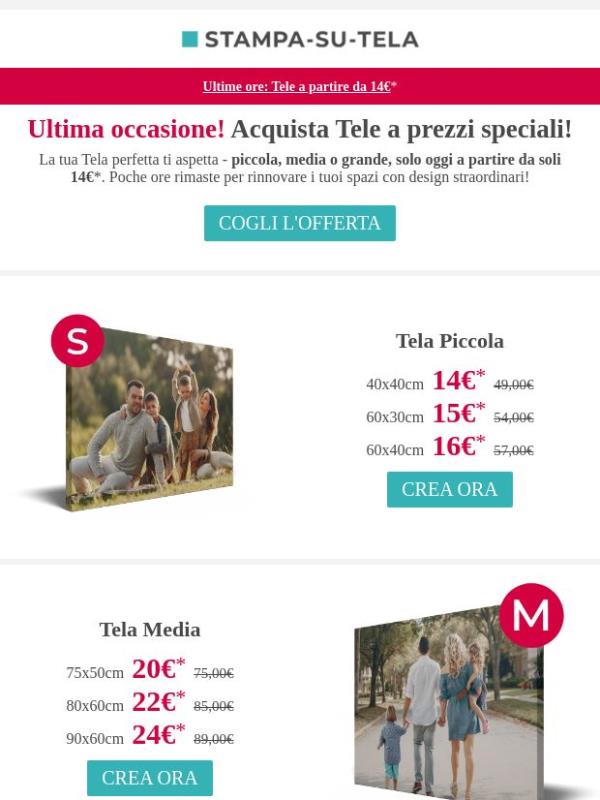 Le tue pareti sono ancora vuote. Rimedia subito.