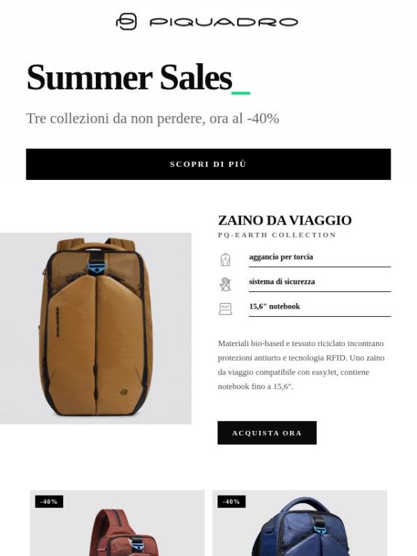 Nuovi articoli in saldo, ora al -40%