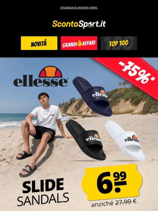 Ciabatte da bagno Ellesse a soli 6,99 €! 💥