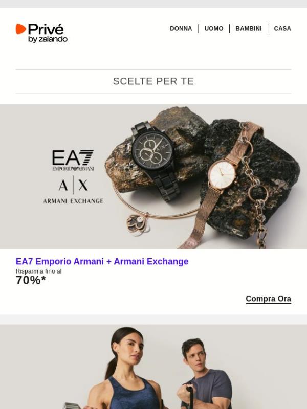 EA7 Emporio Armani, Under Armour & North Sails ⎪ Scopri di più...