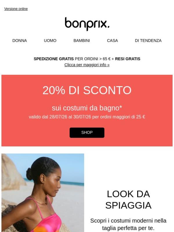 -20% per la tua estate 🤝