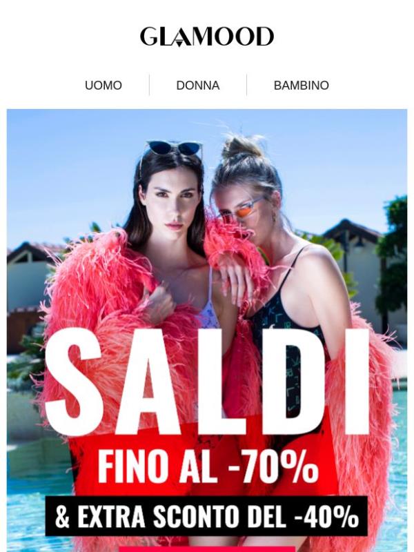 SOLO DA APP | EXTRA -40% al Checkout sul Reparto Saldi