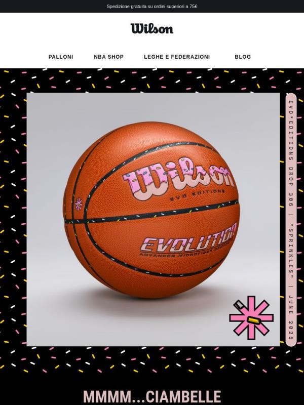 Design effetto WOW! I nuovi palloni da basket Evo*Editions sono arrivati