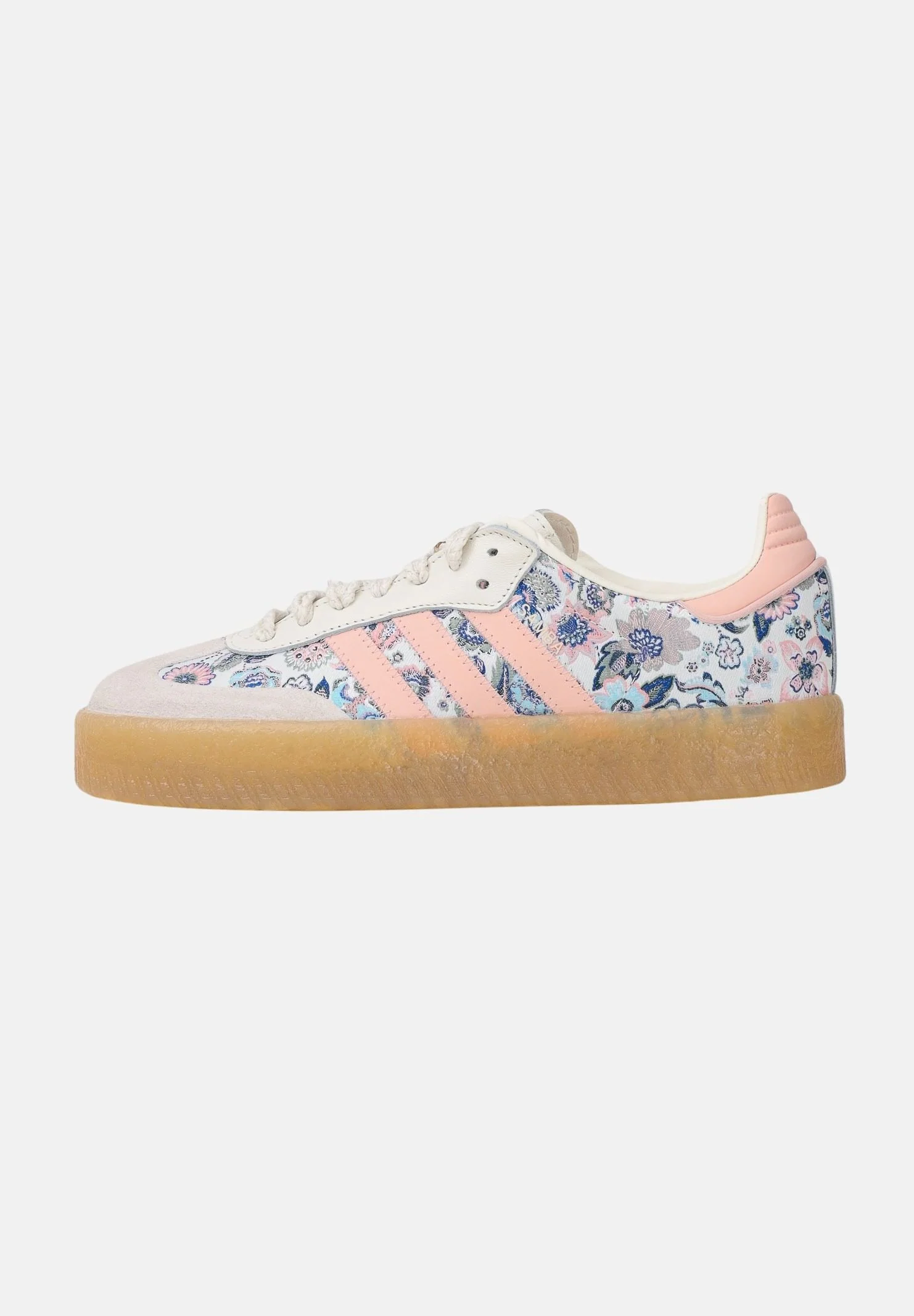 Image of ADIDAS ORIGINALS Sneakers ADIDAS LIBERTY LONDON SAMBAE rosa e panna da donna