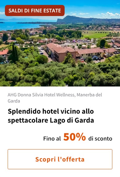 Splendido hotel vicino allo spettacolare Lago di Garda