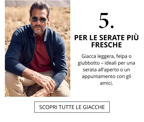 5. Per le serate più fresche