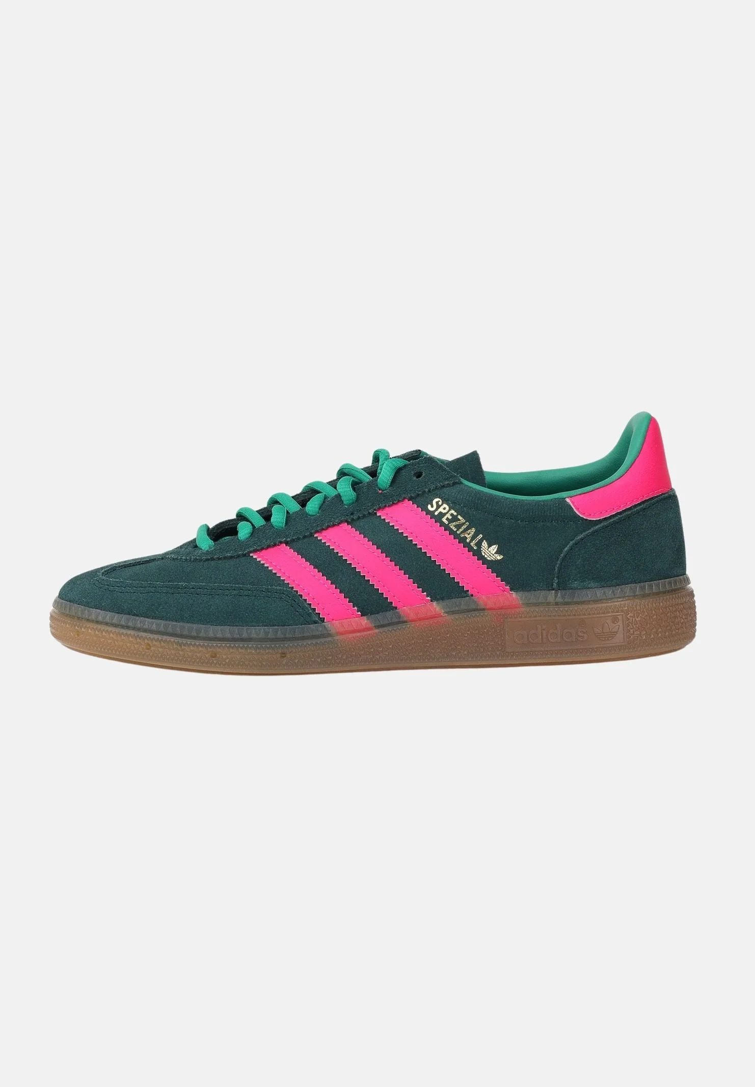 Image of ADIDAS ORIGINALS Sneakers HANDBALL SPEZIAL verdi e fucsia da donna