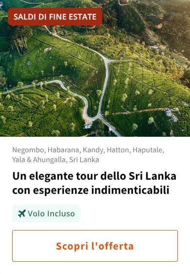 Un elegante tour dello Sri Lanka con esperienze indimenticabili