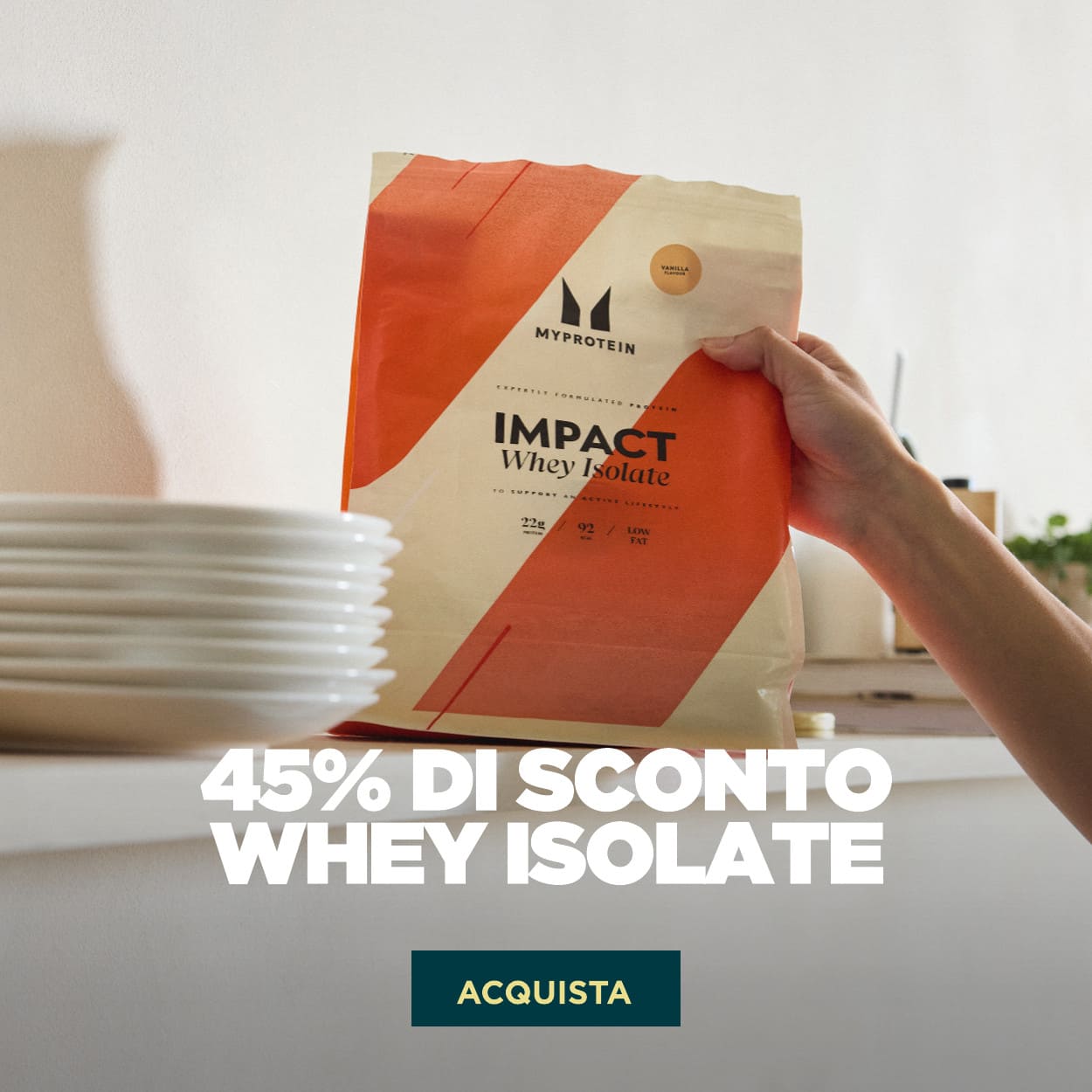 45% whey isolate