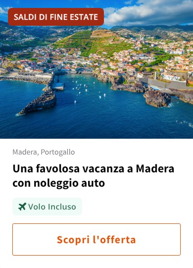 Una favolosa vacanza a Madera con noleggio auto