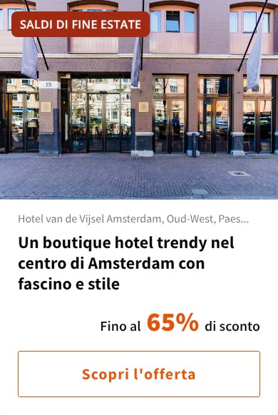 Un boutique hotel trendy nel centro di Amsterdam con fascino e stile