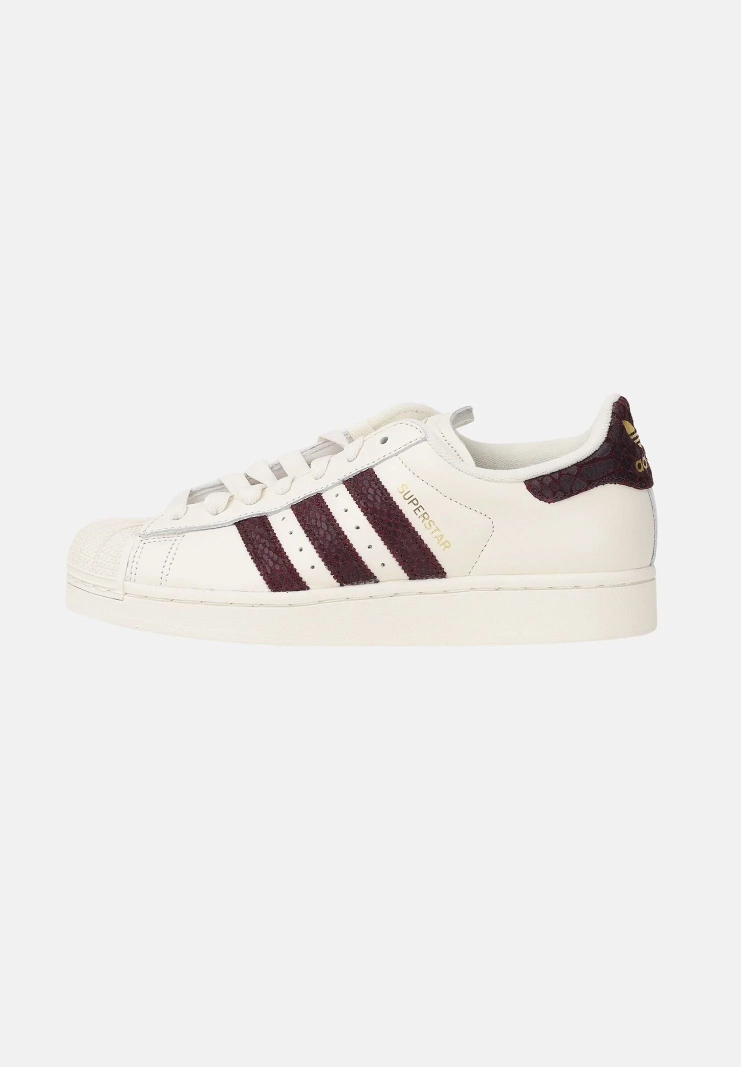 Image of ADIDAS ORIGINALS Sneakers SUPERSTAR II panna e bordeaux per uomo e donna