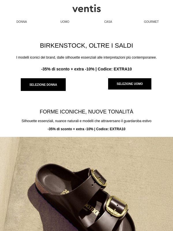 Birkenstock: -35% + un extra -10%