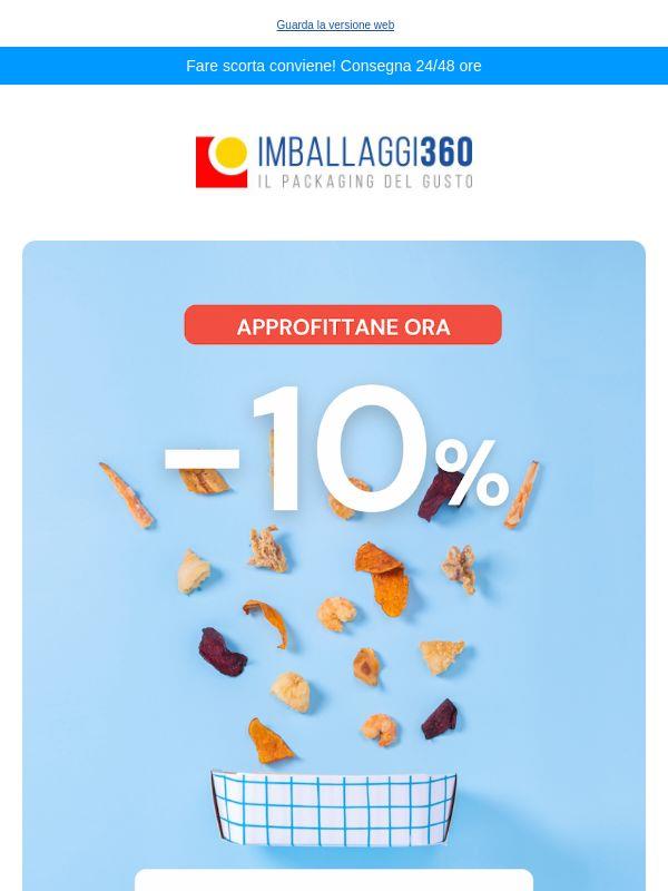 🎉 Risparmia il 10% prima della fine di luglio!