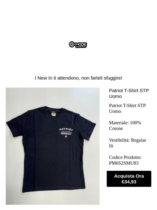 Scopri i New In di questa settimana!