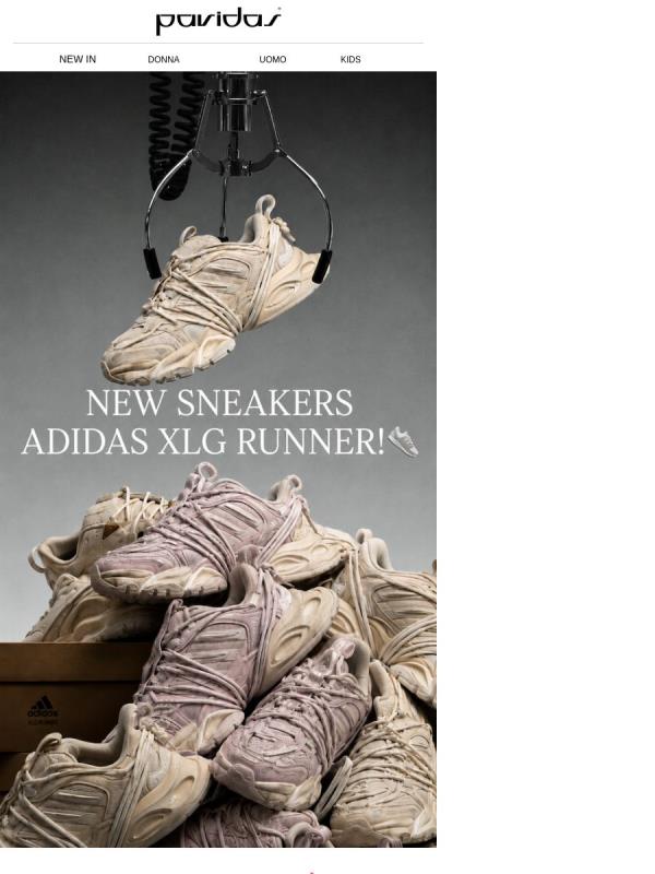Sono arrivate le nuove Adidas XLG Runner 👟