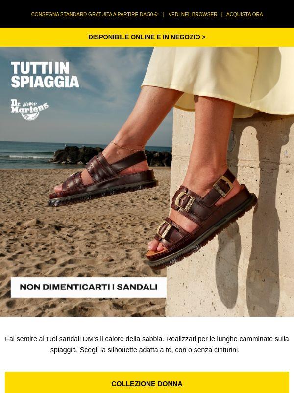 Sabbia sotto la suola