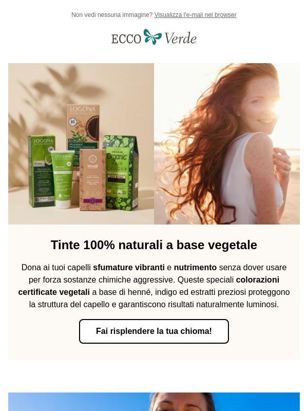 Tinte vegetali per capelli super luminosi 🌿