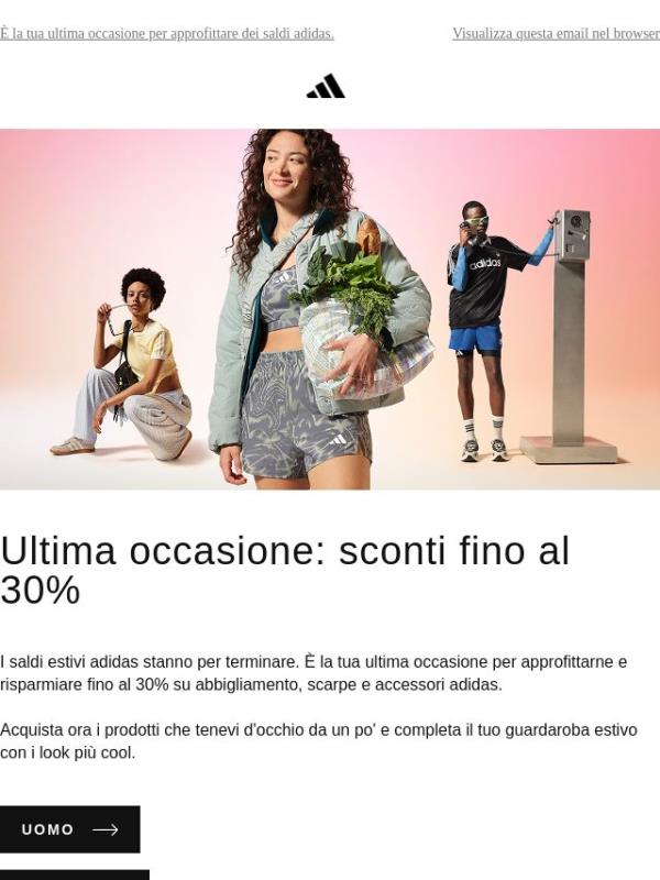 Ultima occasione per risparmiare fino al 30%