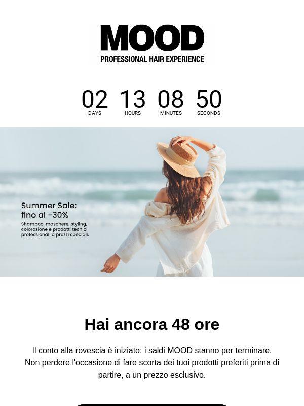 ⏳ Hai 48 ore per approfittare dei saldi