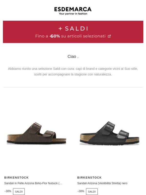 Saldi scelti con cura