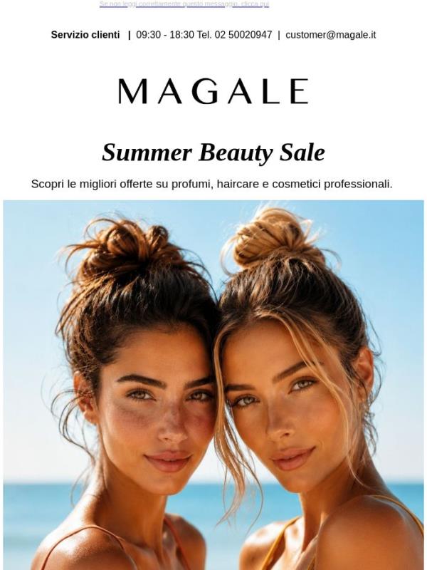 🔥 Scopri le Summer Beauty Sale da non lasciarsi sfuggire!☀️