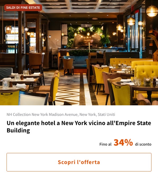 Un elegante hotel a New York vicino all'Empire State Building
