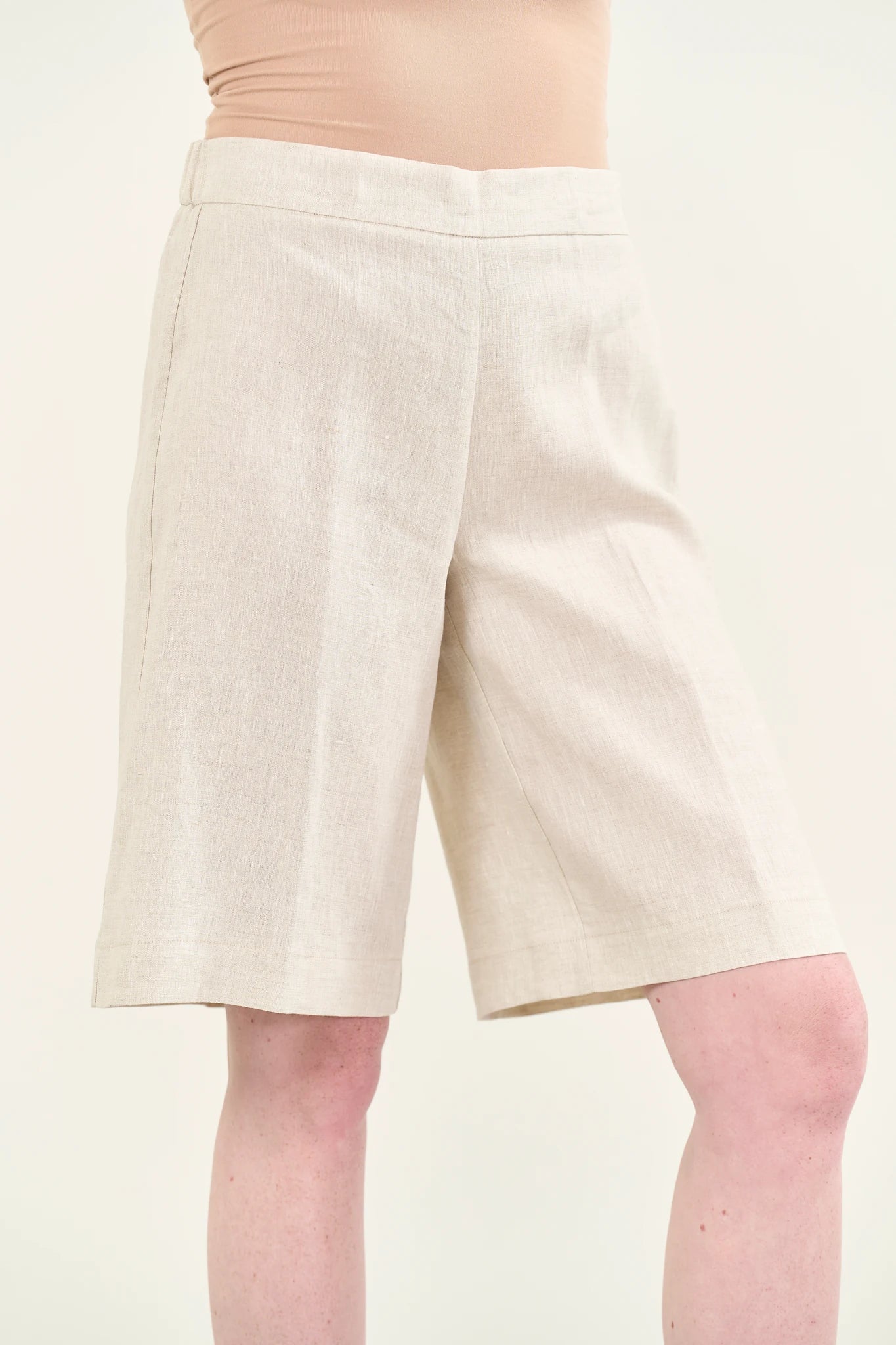 Image of Bermuda beige naturale lino