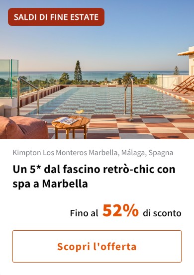 Un 5* dal fascino retrò-chic con spa a Marbella
