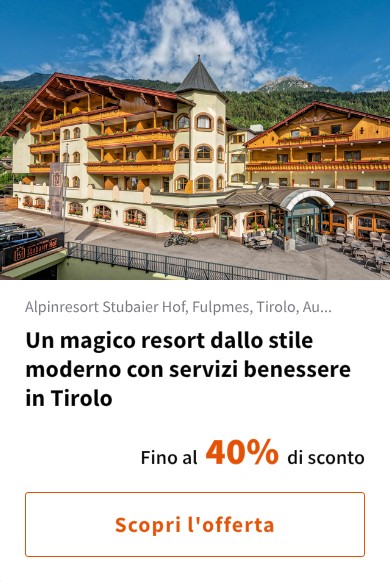 Un magico resort dallo stile moderno con servizi benessere in Tirolo