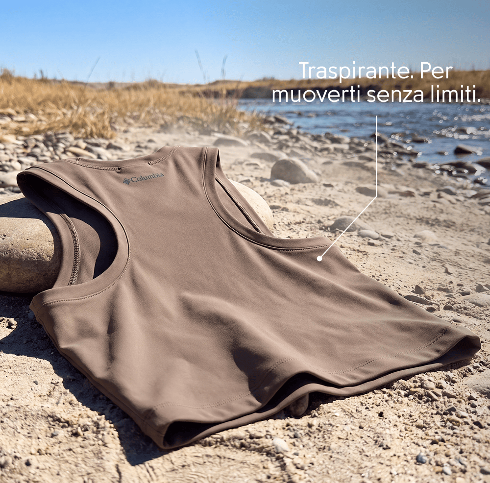 Canotta tecnica <br>Loneridge™ da donna