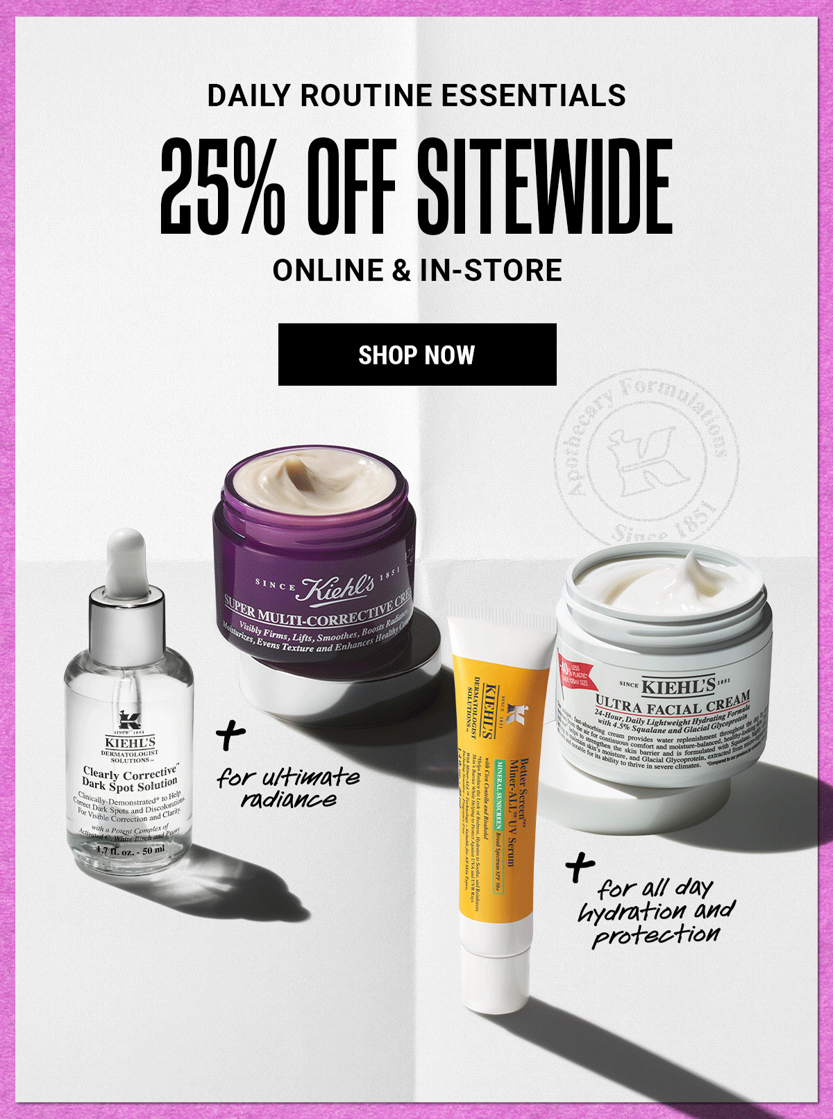 25% OFF SITEWIDE